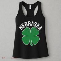Nebraska Shamrock St. Patrick's Day Saint Paddy's Irish Women's Tank Top thumb 3