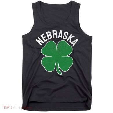 Nebraska Shamrock St. Patrick's Day Saint Paddy's Irish Tank Top