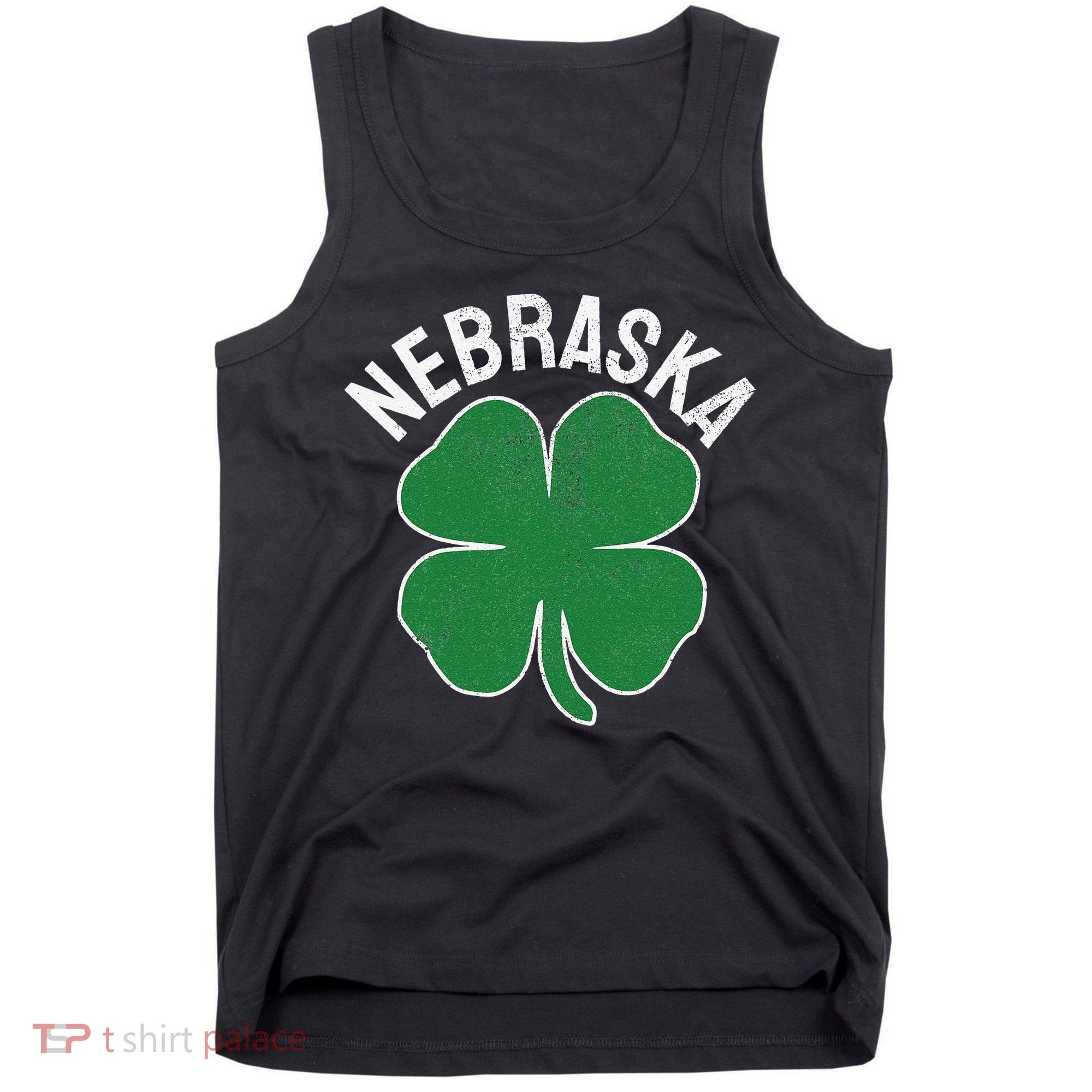 Nebraska Shamrock St. Patrick's Day Saint Paddy's Irish Tank Top