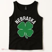 Nebraska Shamrock St. Patrick's Day Saint Paddy's Irish Tank Top thumb 2
