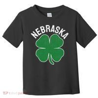 Nebraska Shamrock St. Patrick's Day Saint Paddy's Irish Toddler T-Shirt thumb 0