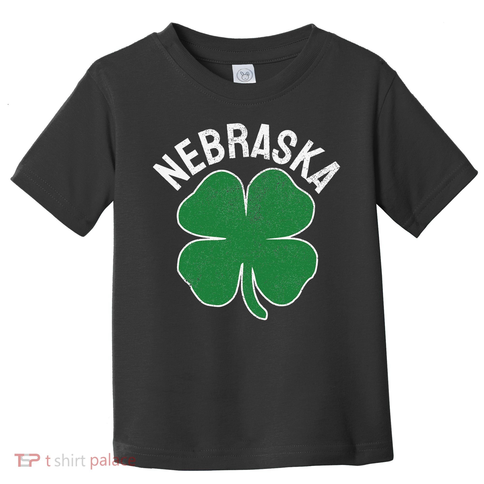 Nebraska Shamrock St. Patrick's Day Saint Paddy's Irish Toddler T-Shirt