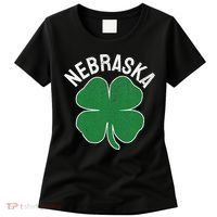Nebraska Shamrock St. Patrick's Day Saint Paddy's Irish Women's T-Shirt thumb 0