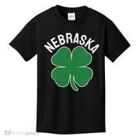 Nebraska Shamrock St. Patrick's Day Saint Paddy's Irish Kids T-Shirt thumb 0