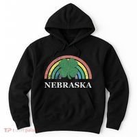 Nebraska Shamrock St. Patrick's Day Saint Paddy's Rainbow Hoodie thumb 0
