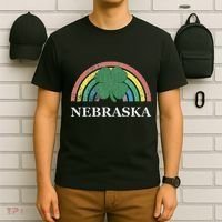 Nebraska Shamrock St. Patrick's Day Saint Paddy's Rainbow T-Shirt thumb 6