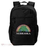 Nebraska Shamrock St. Patrick's Day Saint Paddy's Rainbow Backpack thumb 0