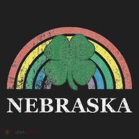 Nebraska Shamrock St. Patrick's Day Saint Paddy's Rainbow Tumbler thumb 3