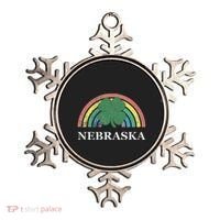 Nebraska Shamrock St. Patrick's Day Saint Paddy's Rainbow Ornament thumb 0