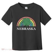 Nebraska Shamrock St. Patrick's Day Saint Paddy's Rainbow Toddler T-Shirt thumb 0