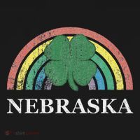 Nebraska Shamrock St. Patrick's Day Saint Paddy's Rainbow Toddler T-Shirt thumb 4
