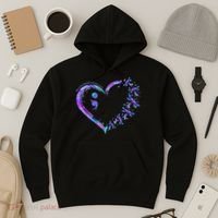 No story should end too soon Suicide Prevention Awareness Hoodie thumb 3