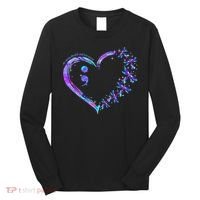 No story should end too soon Suicide Prevention Awareness Long Sleeve Shirt thumb 0