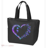 No story should end too soon Suicide Prevention Awareness Tote Bag thumb 3