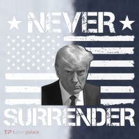 Never Surrender Trump American Flag Sport-Tek Competitor United Soccer Jersey thumb 4