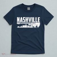 Nashville Skyline Tennessee Country Music Guitar Player T-Shirt thumb 5