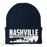 Nashville Skyline Tennessee Country Music Guitar Player Beanie thumb 0