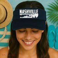 Nashville Skyline Tennessee Country Music Guitar Player Visor thumb 2