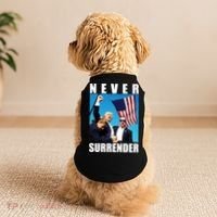 Never Surrender Trump 2024 Pennsylvania Rally Shooting Doggie Tank thumb 2