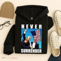 Never Surrender Trump 2024 Pennsylvania Rally Shooting Hoodie thumb 4