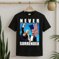 Never Surrender Trump 2024 Pennsylvania Rally Shooting T-Shirt thumb 2
