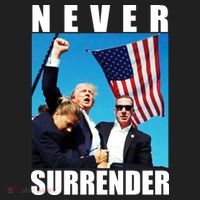 Never Surrender Trump 2024 Pennsylvania Rally Shooting Hat thumb 2