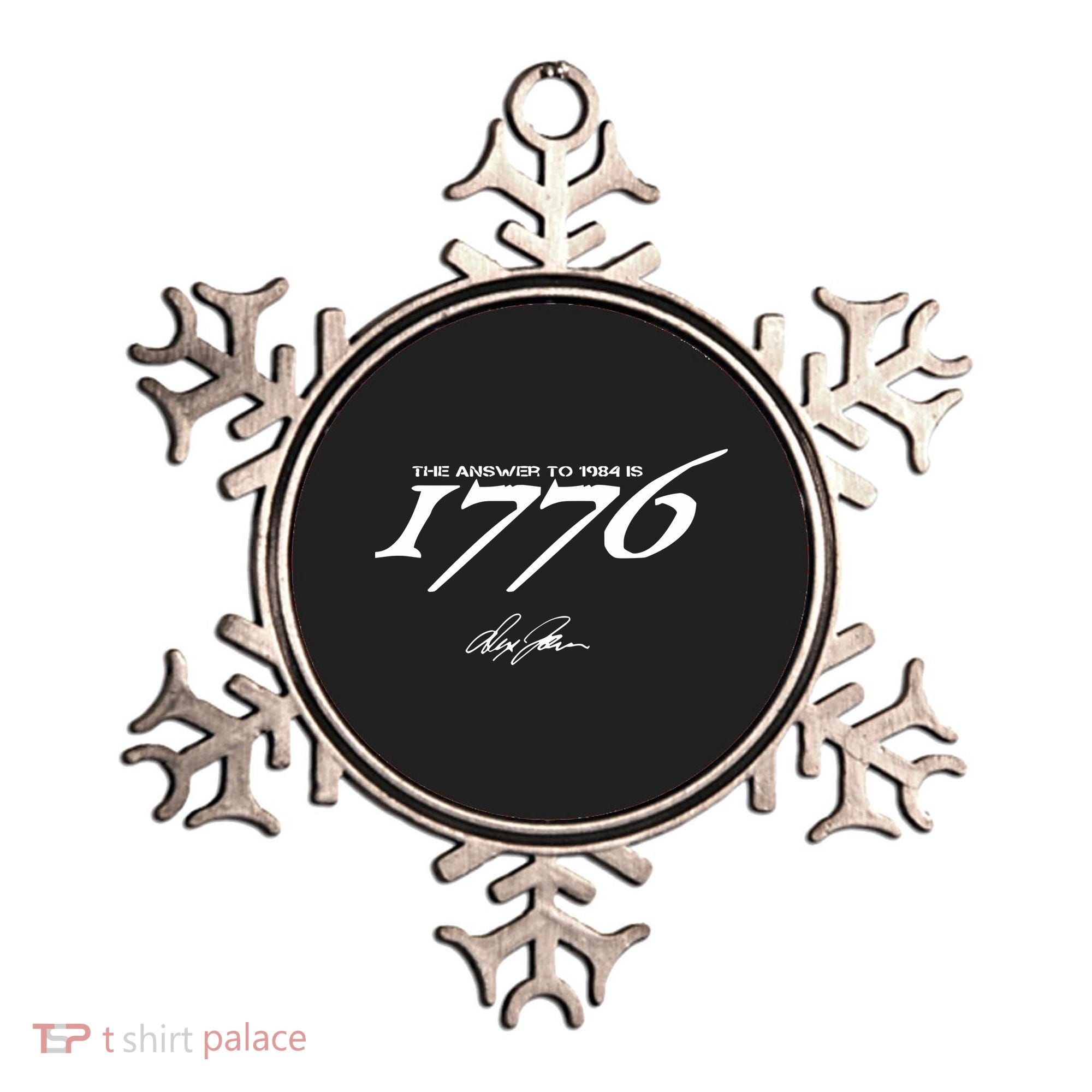 Never Surrender The Answer To 1984 Is 1776 Ornament