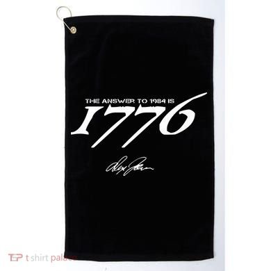 Never Surrender The Answer To 1984 Is 1776 Golf Towel