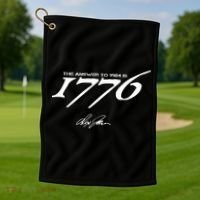 Never Surrender The Answer To 1984 Is 1776 Golf Towel thumb 1