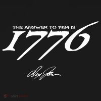 Never Surrender The Answer To 1984 Is 1776 Women's Long Sleeve Shirt thumb 2
