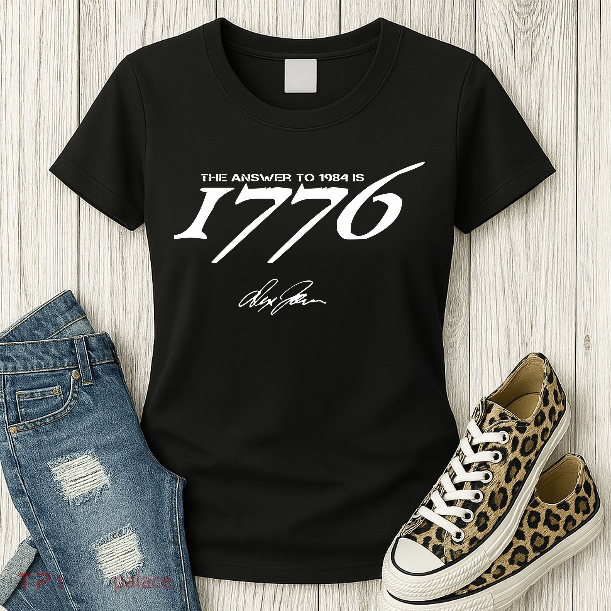 Never Surrender The Answer To 1984 Is 1776 Women's T-Shirt