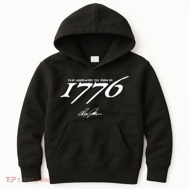 Never Surrender The Answer To 1984 Is 1776 Kids Hoodie