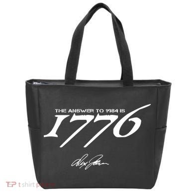 Never Surrender The Answer To 1984 Is 1776 Tote Bag