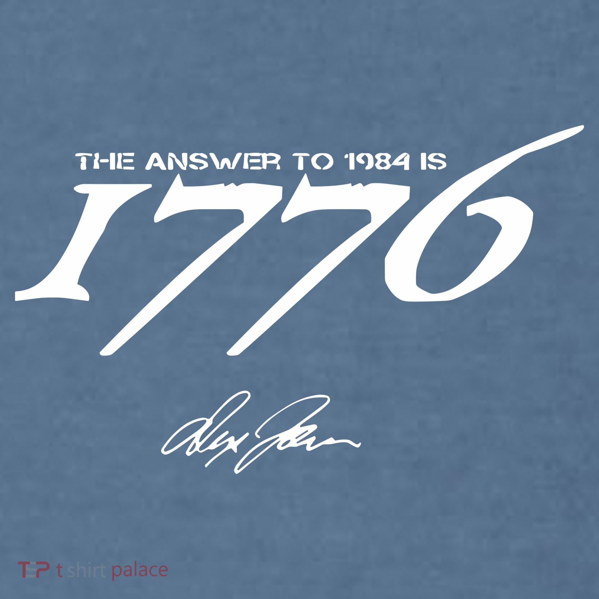 Never Surrender The Answer To 1984 Is 1776 Garment-Dyed Sweatshirt