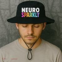 Neuro Sped Teacher Autism Awareness Neurodiversity Bucket Hat thumb 2