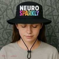 Neuro Sped Teacher Autism Awareness Neurodiversity Bucket Hat thumb 3