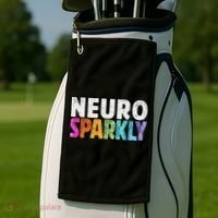 Neuro Sped Teacher Autism Awareness Neurodiversity Golf Towel thumb 2