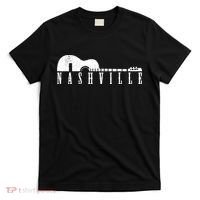 Nashville Skyline Tennessee Country Music Guitar Player T-Shirt thumb 0