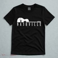 Nashville Skyline Tennessee Country Music Guitar Player T-Shirt thumb 5