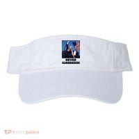 Never Surrender Trump Rally Shooting Donald Trump Statement Visor thumb 0