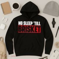 No Sleep Till Brisket Pitmaster BBQ Lover Smoker Grilling Hoodie thumb 3