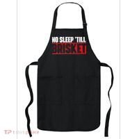 No Sleep Till Brisket Pitmaster BBQ Lover Smoker Grilling Apron thumb 0