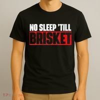 No Sleep Till Brisket Pitmaster BBQ Lover Smoker Grilling T-Shirt thumb 3