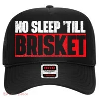 No Sleep Till Brisket Pitmaster BBQ Lover Smoker Grilling Hat thumb 0