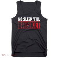 No Sleep Till Brisket Pitmaster BBQ Lover Smoker Grilling Tank Top thumb 0