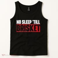 No Sleep Till Brisket Pitmaster BBQ Lover Smoker Grilling Tank Top thumb 2