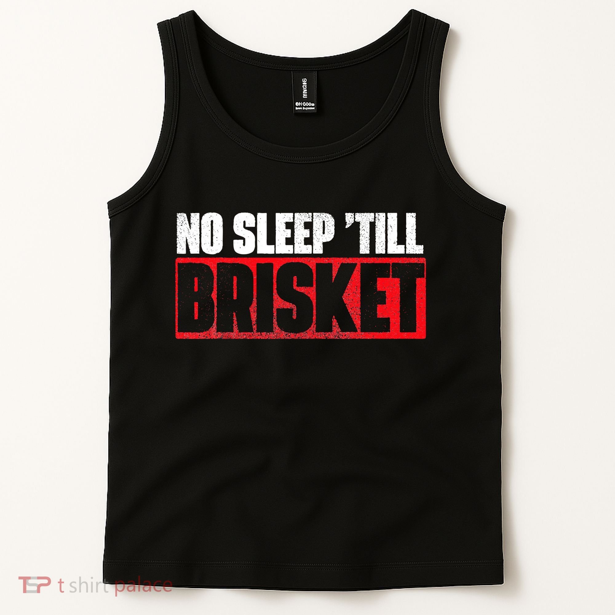 No Sleep Till Brisket Pitmaster BBQ Lover Smoker Grilling Tank Top