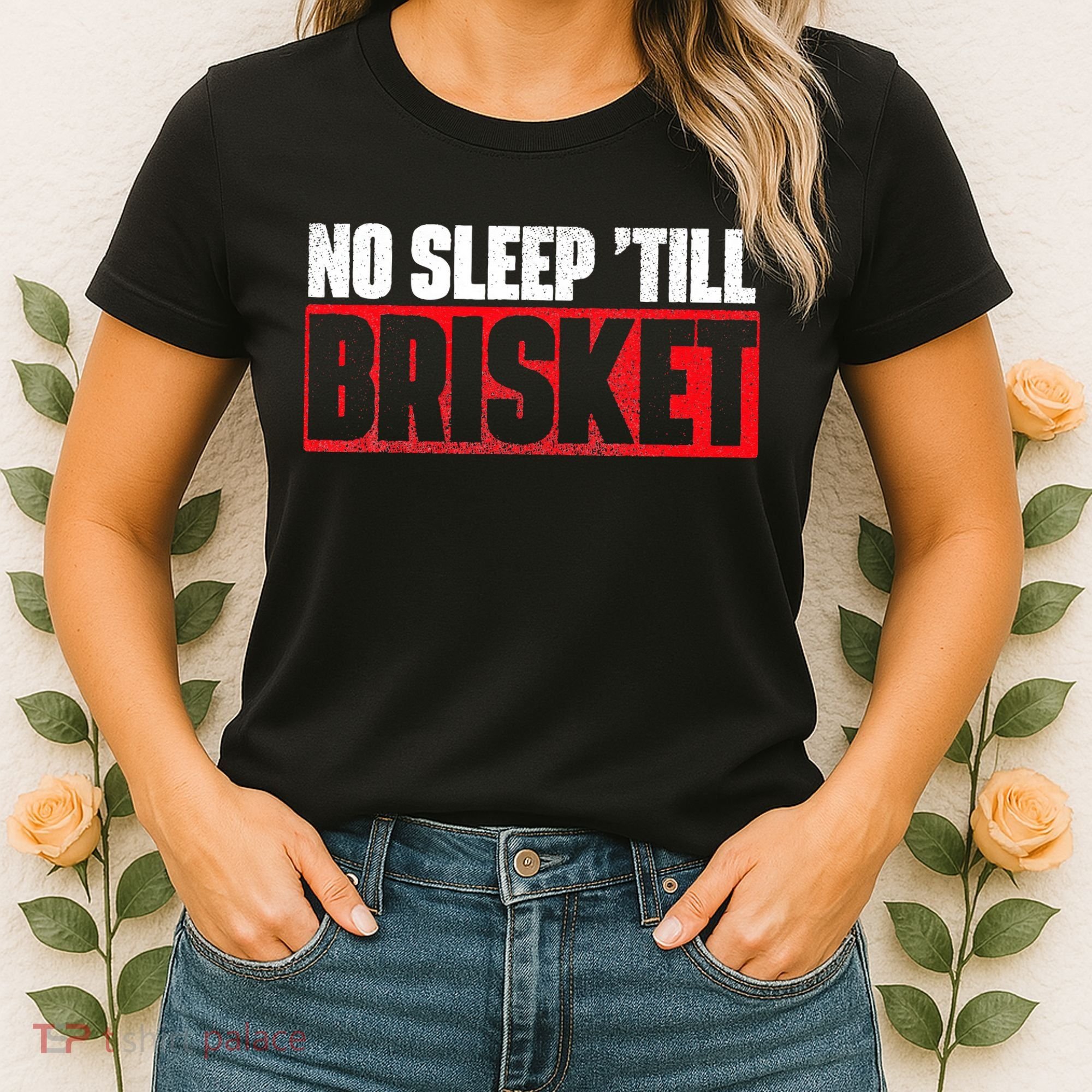 No Sleep Till Brisket Pitmaster BBQ Lover Smoker Grilling Women's T-Shirt