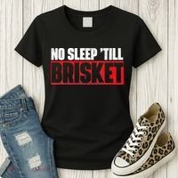 No Sleep Till Brisket Pitmaster BBQ Lover Smoker Grilling Women's T-Shirt thumb 3