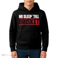 No Sleep Till Brisket Pitmaster BBQ Lover Smoker Grilling Kids Hoodie thumb 4